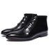 Leather Formal Business Ankle Boots Men&