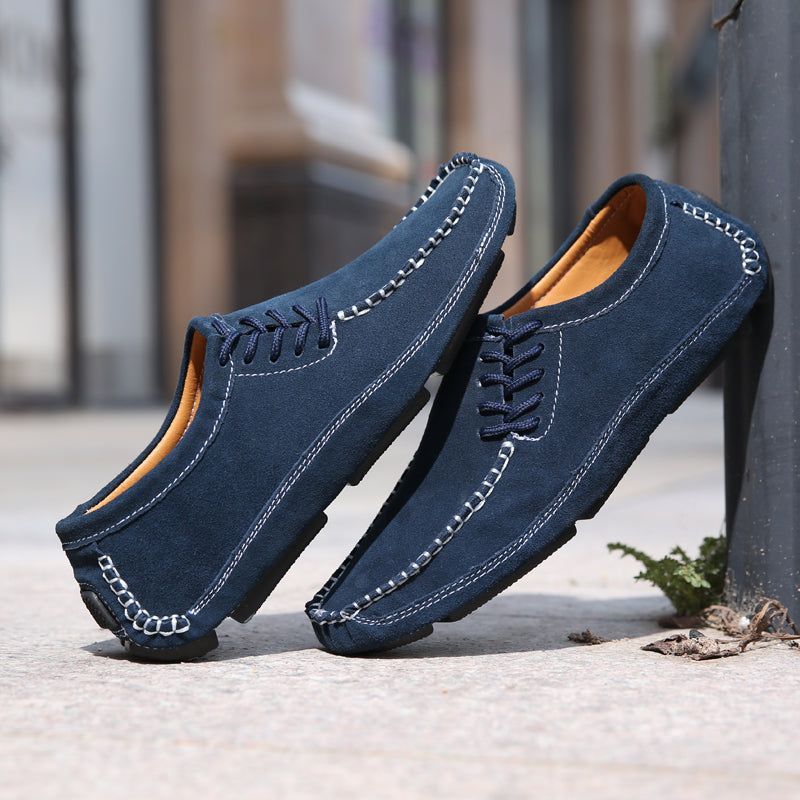 Leather Handmade Loafers Men&