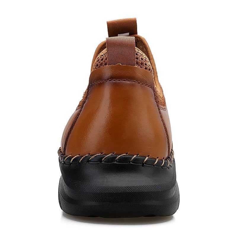 Leather Italian Loafers Men&