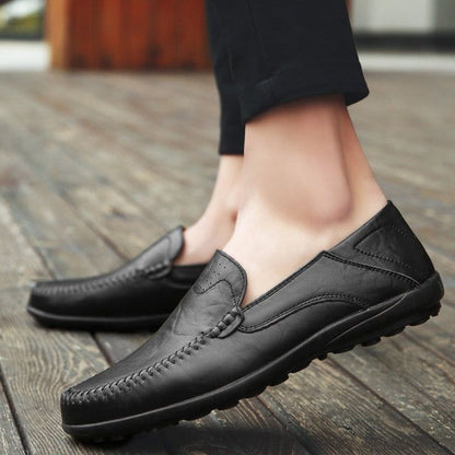 Leather Loafers Men&