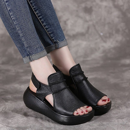 Leather Sandals Women&