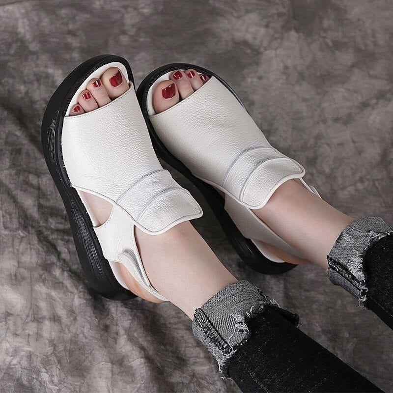 Leather Sandals Women&