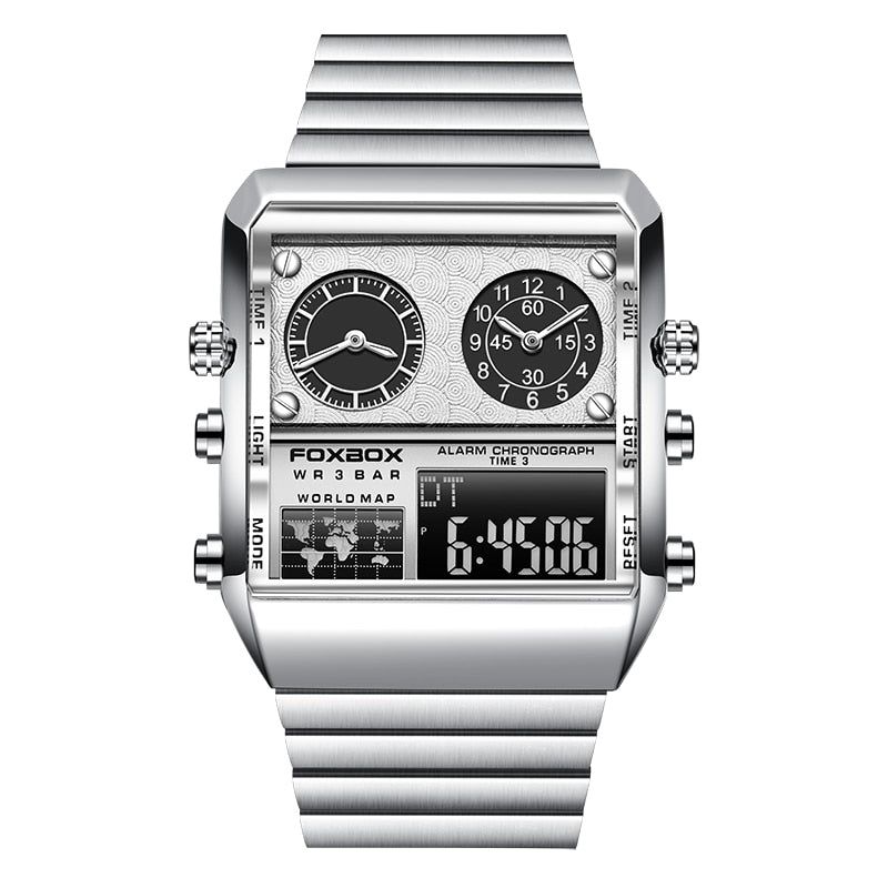 Men's Simple Watch - Black & White