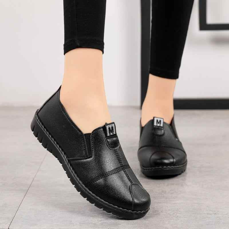 Leather Sneakers Women&