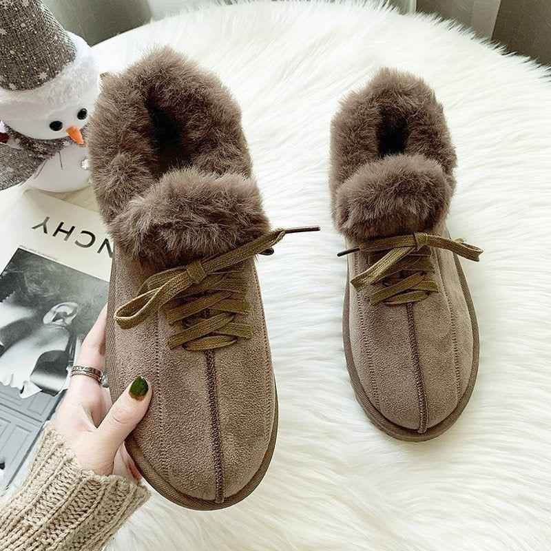 Loafers Warm Flat Women&