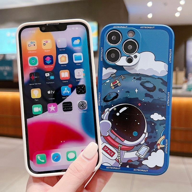 Cute Luxury Phone Casess for iPhone 14 Pro Max Plus, 12, 13 Pro Max, with  Plating Acrylic Cover