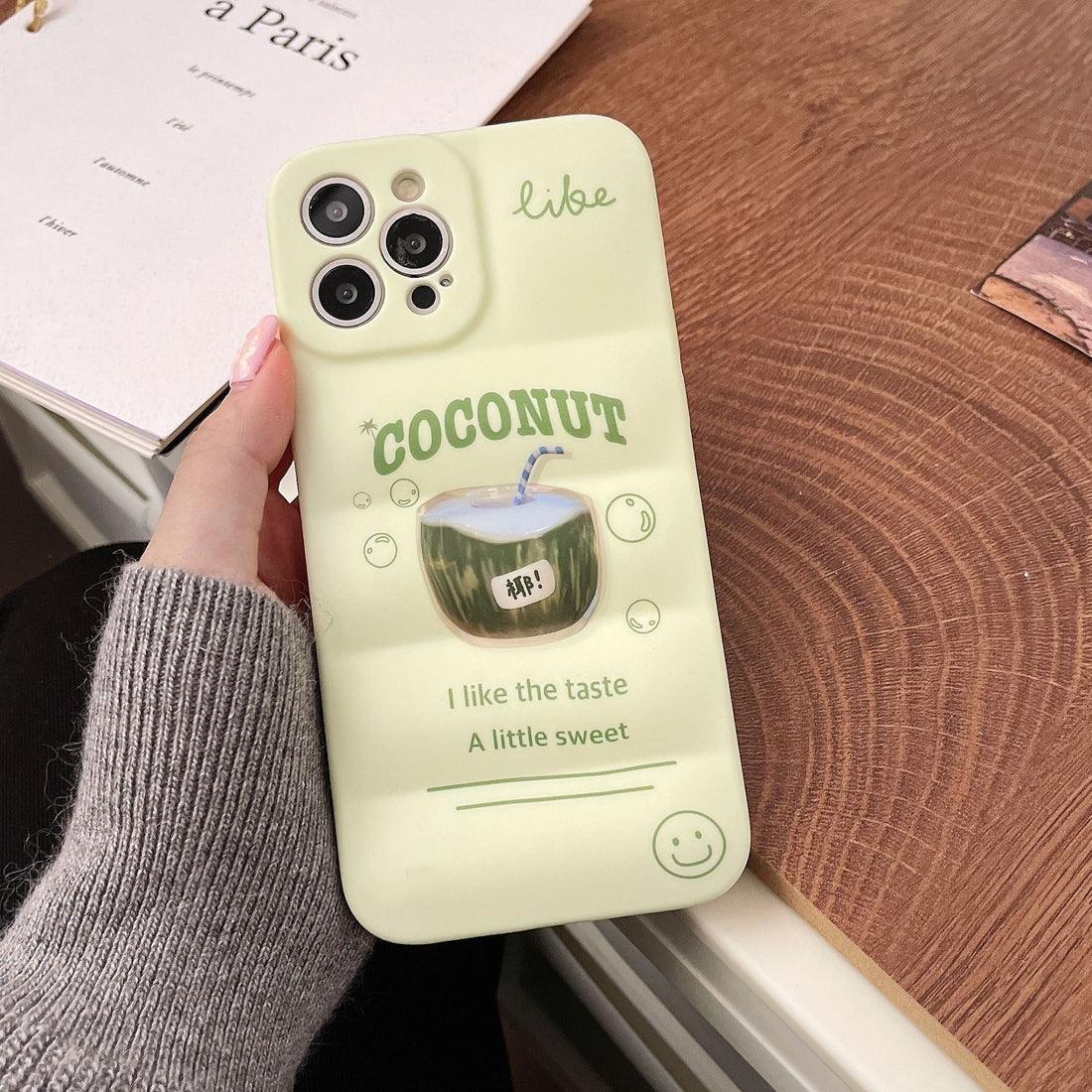 Matcha Coconut Drink Cute Phone Cases For iPhone 13 11 12 Pro Max Xs Max X XR - Touchy Style .