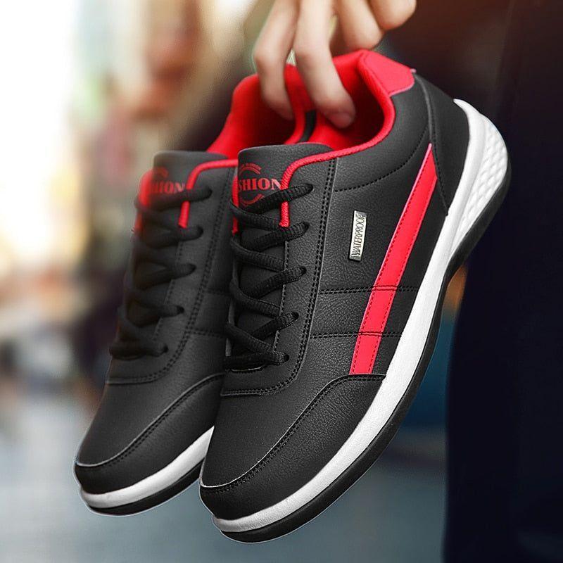 Mens red sales casual shoes
