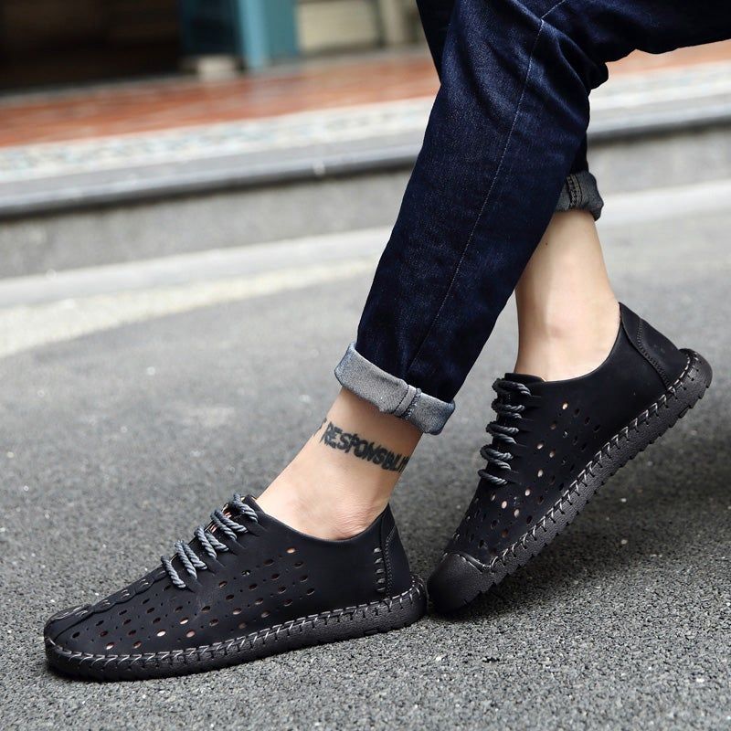Men's Summer Loafers Breathable Comfortable Flat | Touchy Style