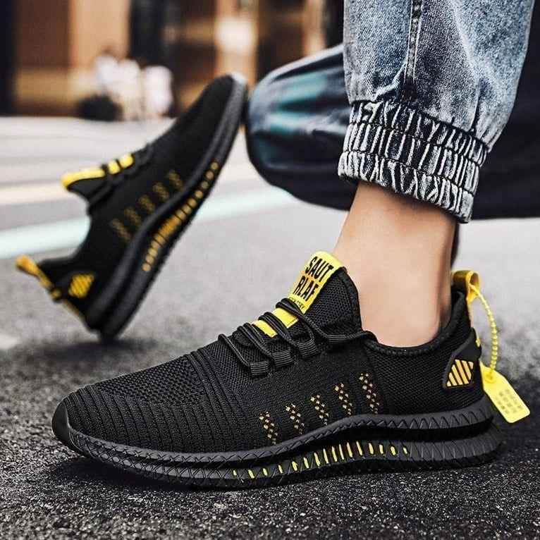Men's Casual Shoes Trendy Sneakers 2021 Fashion Mesh Lightweight Vulcanize Shoes - Touchy Style .