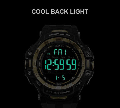 Men Watches Digital LED Light Simple Watch Shock Men&