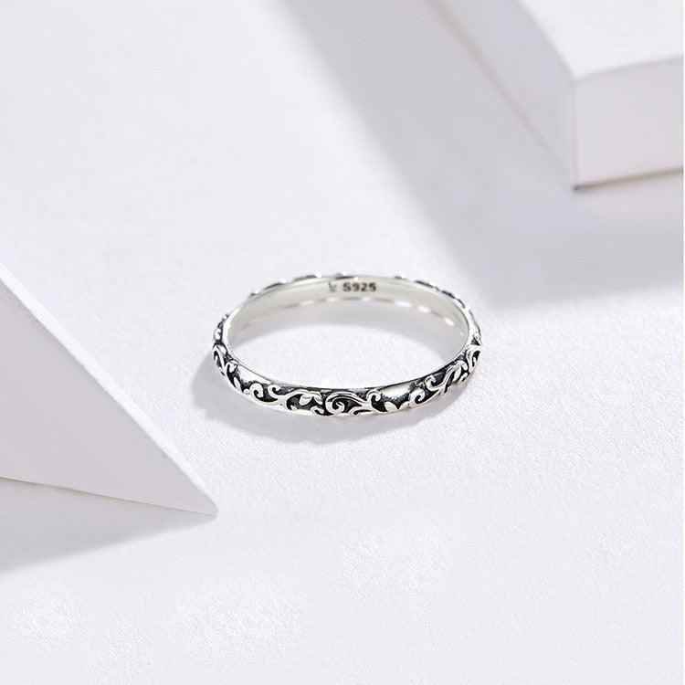 Minimalist 2mm 925 Sterling Silver Band Finger Ring - Charm Jewelry (GX319) - Touchy Style .