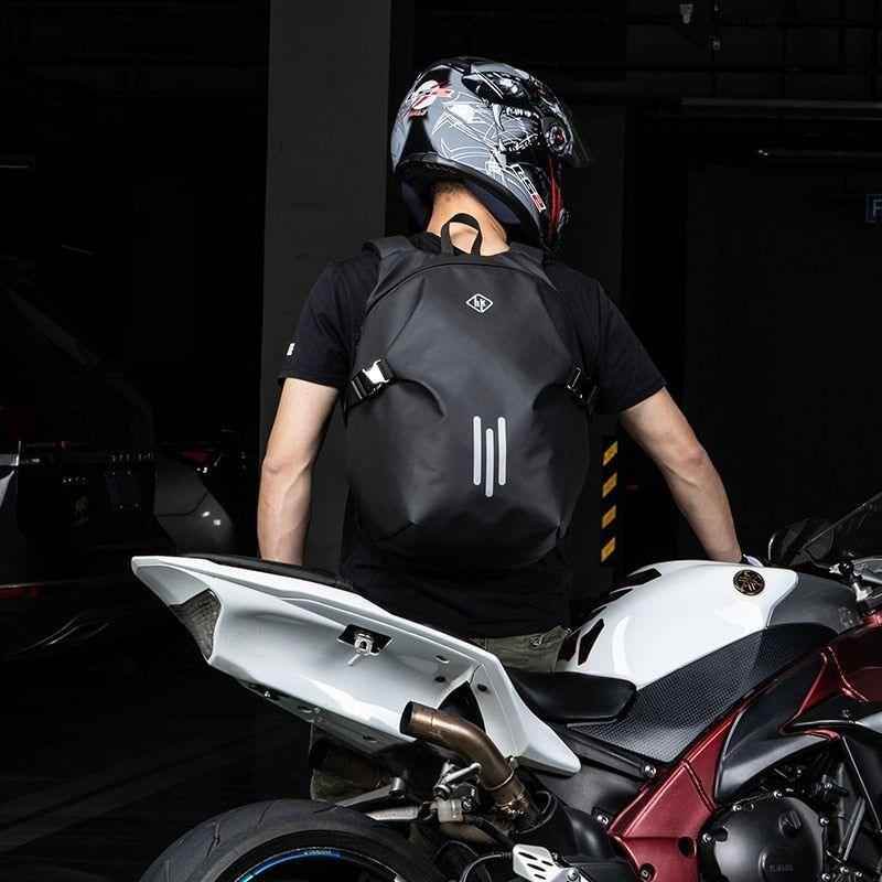 Motorcycle Cool Backpack CBKOS55 For Men Outdoor Travel Waterproof Bag - Touchy Style .