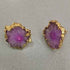 Natural Stone Lovely Flower Shape Earring Charm Jewelry - Touchy Style