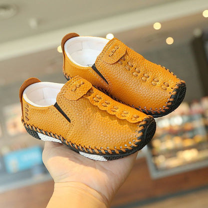 Outdoor Toddler Children Leather Casual Shoes Boys Girls TCCSAS23 - Touchy Style .