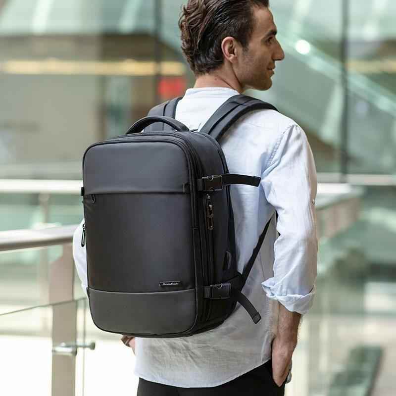 Oxford Polyester Black Cool Backpacks For Men&