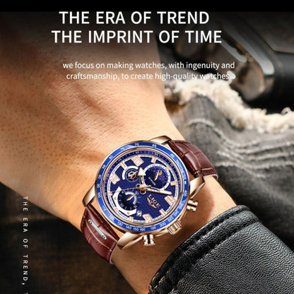 Quartz Simple Watches LOS0208 For Men Leather Wristwatch - Touchy Style .