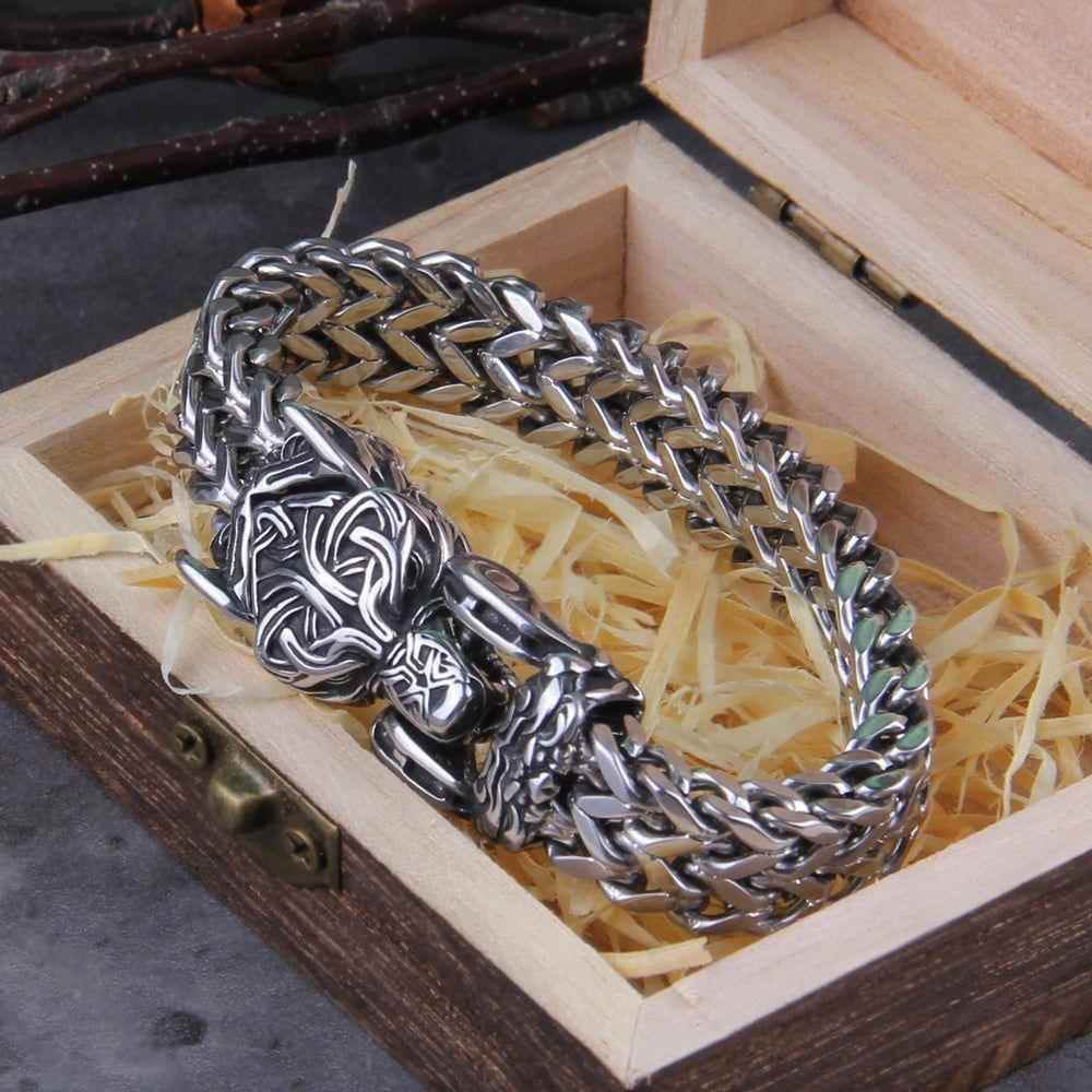 Silver Fashion Stainless Steel Bracelets Charm Jewelry BCJNVS32 For Men&