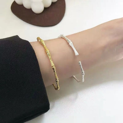 Simple Adjustable Bracelets Charm Jewelry XYS1218 Bamboo Bone Shape - Touchy Style .