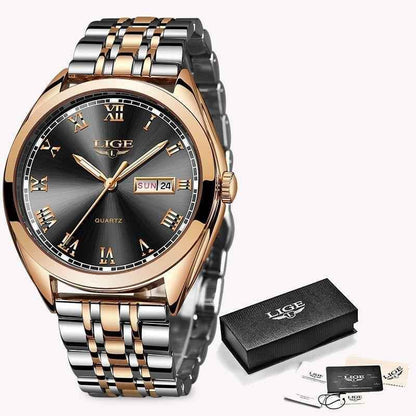 Simple Cheap Watches For Women Waterproof Gold Quartz Stainless Steel 2021 - Touchy Style