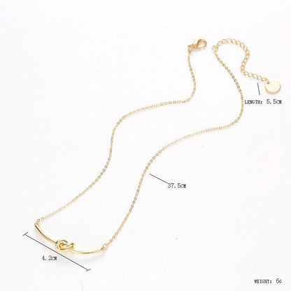 Simple Long Pendant Necklaces Charm Jewelry NCJB11 - Touchy Style .