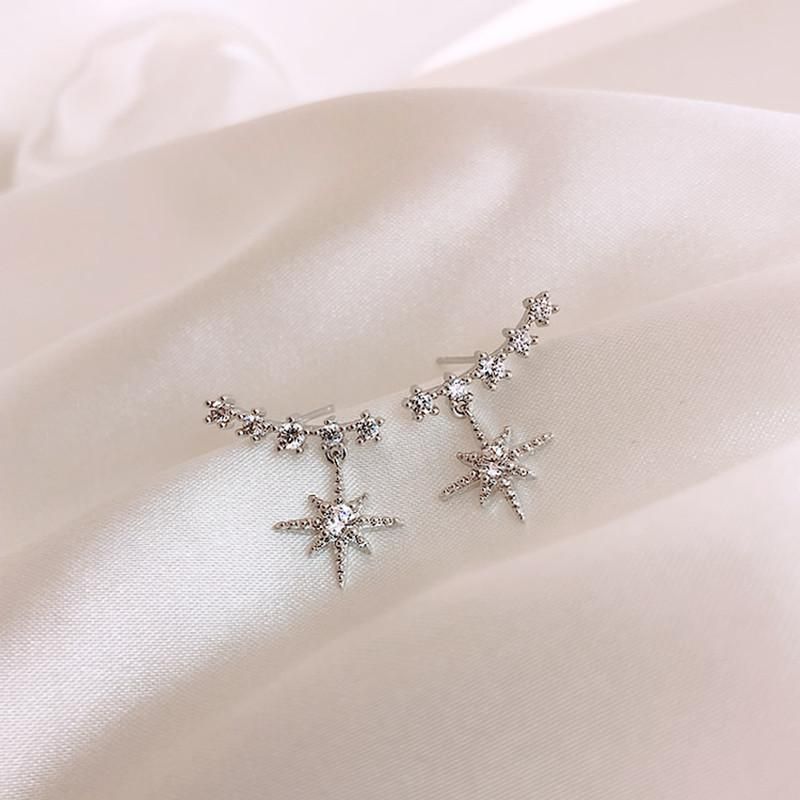Simple Pure Star Earrings Charm Jewelry XYS0427 - Touchy Style .