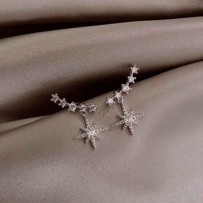 Simple Pure Star Earrings Charm Jewelry XYS0427 - Touchy Style