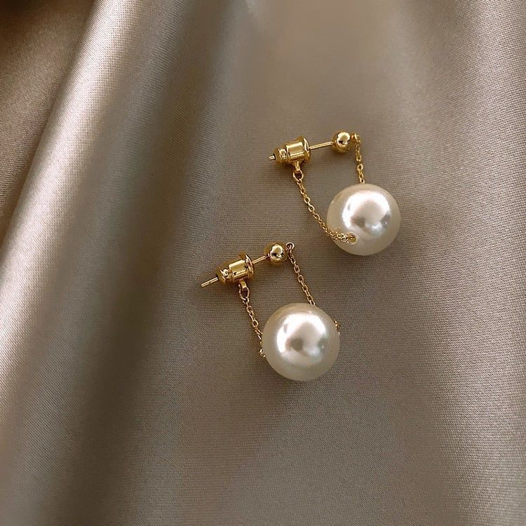 Simple Small Pearl Fashion Earrings Charm Jewelry XYS0327 - Touchy Style .