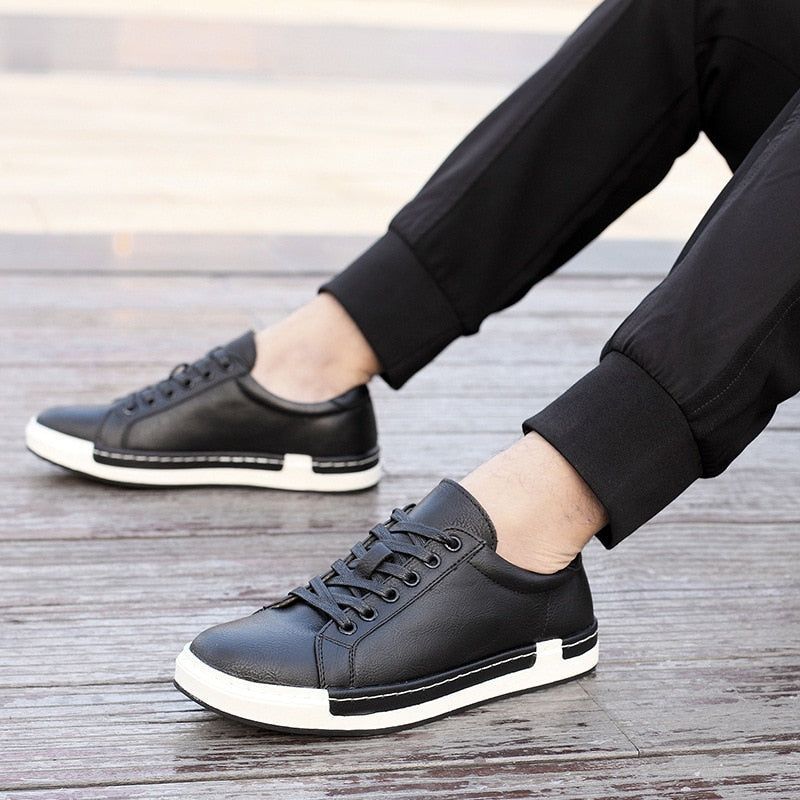 Buy Further Casual Lace Up Sneakers for Men Solid Black Sneakers Shoes for  Men Solid Black Casuals for Men (Black) at Amazon.in