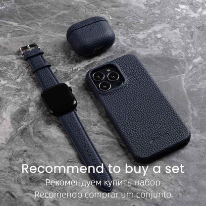 Solid Premium Genuine Leather Cute Phone Cases for iPhone 13 Pro Max 12 mini 11 - Touchy Style