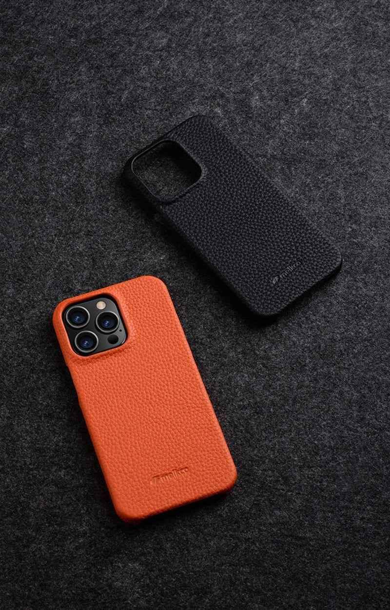 Solid Premium Genuine Leather Cute Phone Cases for iPhone 13 Pro Max 12 mini 11 - Touchy Style .