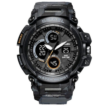 Sport Watches Waterproof Men Watch LED Digital Watch Military Male Clock 1708B Men Watch - Touchy Style .