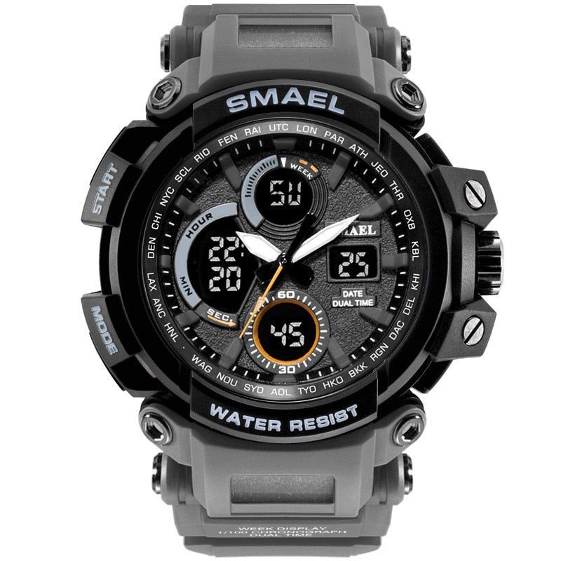 Sport Watches Waterproof Men Watch LED Digital Watch Military Male Clock 1708B Men Watch - Touchy Style .