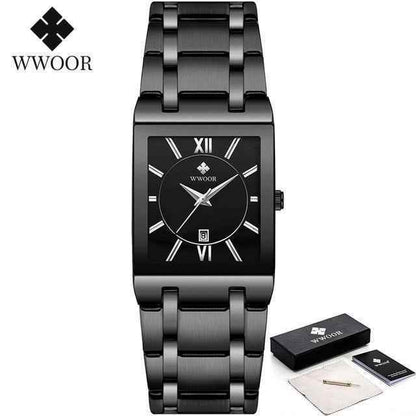 Square Waterproof Quartz Men&