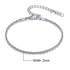 Stainless Steel Charming Flash Twisted Rope Chain Bracelets Charm Jewelry BCJST00 - Touchy Style