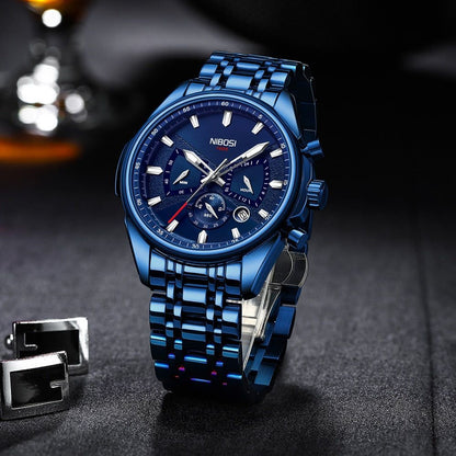 Stainless Steel Quartz Wristwatch Men's Simple Watches MSCWN00