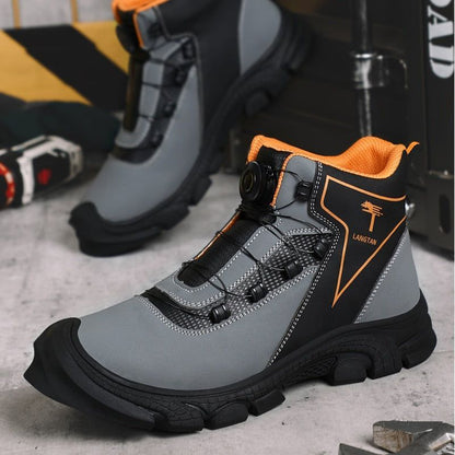 Standard High Top Safety Casual Shoes For Men SHMCS15 Anti-smashing Boots - Touchy Style .