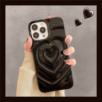 Stylish Protection: Heart Cute Phone Cases for iPhone 14 Pro Max 13 12 11 14 Plus - Touchy Style