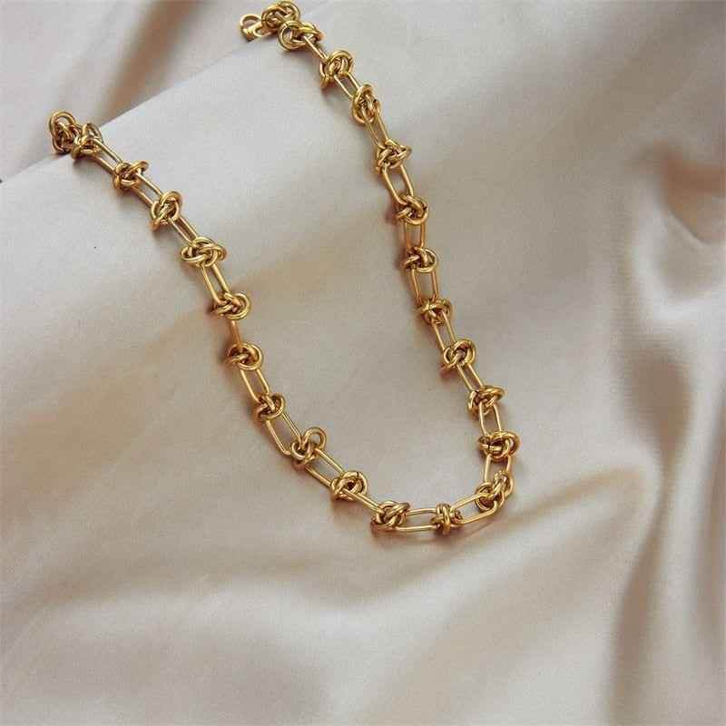 Timeless Accessory - Stainless Steel Vintage Necklace Charm Jewelry NCJOI48 - Touchy Style