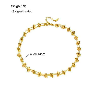 Timeless Accessory - Stainless Steel Vintage Necklace Charm Jewelry NCJOI48 - Touchy Style