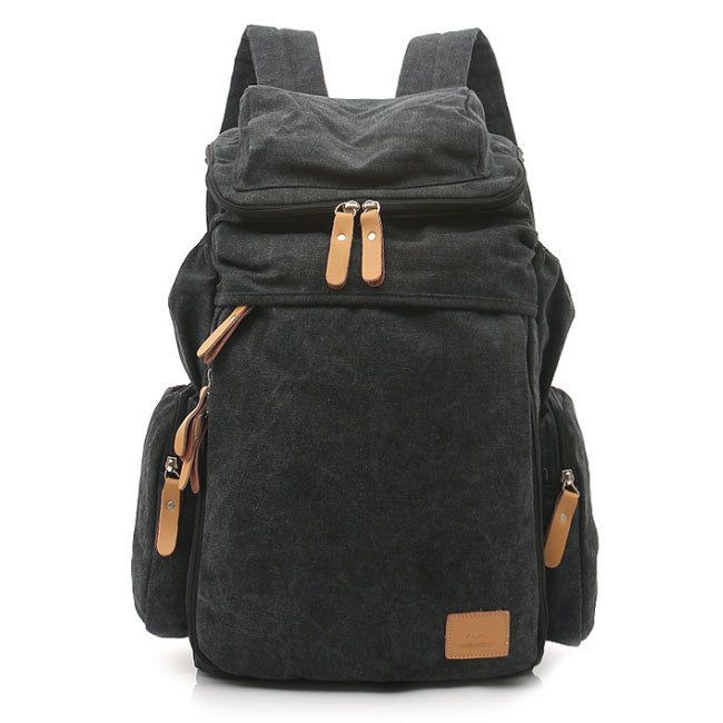 Top Quality Casual Men's Cool Backpack Fashion Canvas Students