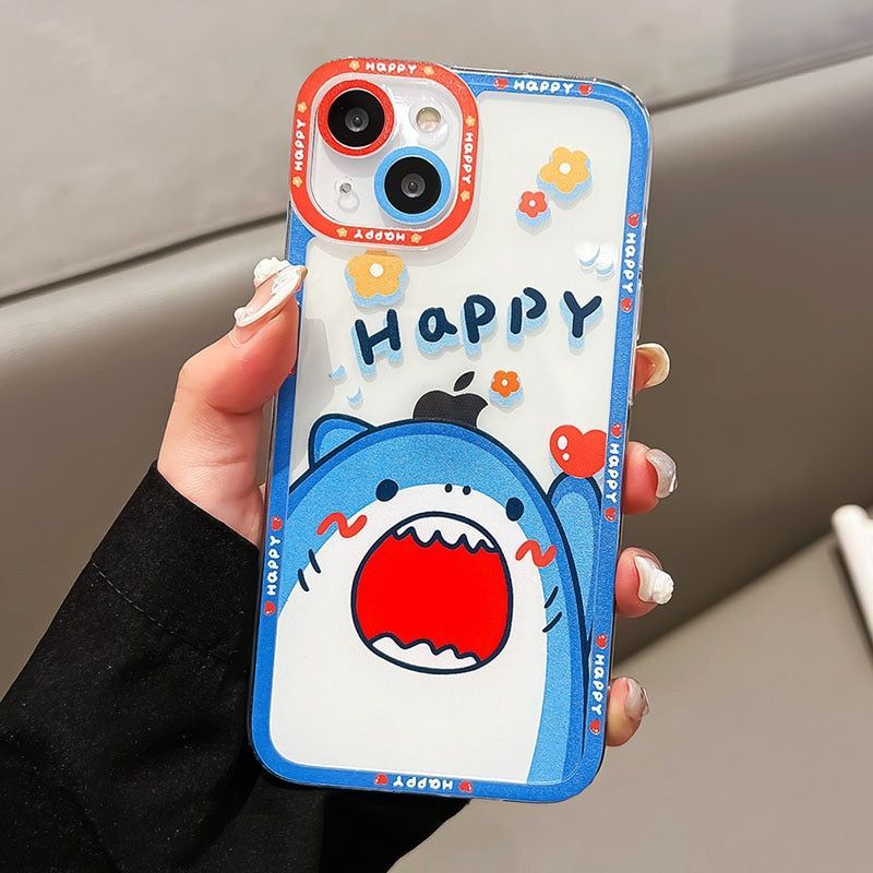 Transparent Space Cute Phone Cases For Galaxy S22 S21 S20 S10 FE Plus Note 10 20 Ultra - Touchy Style .