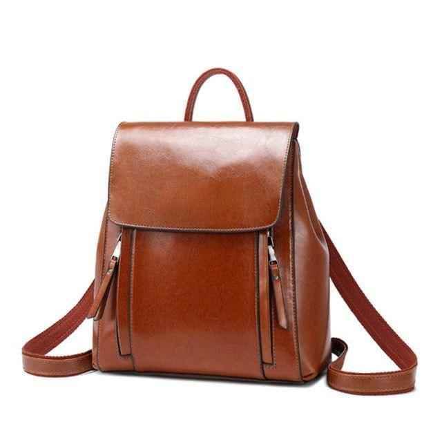 Travel School Fashion Leather For Teenage Girls Women&