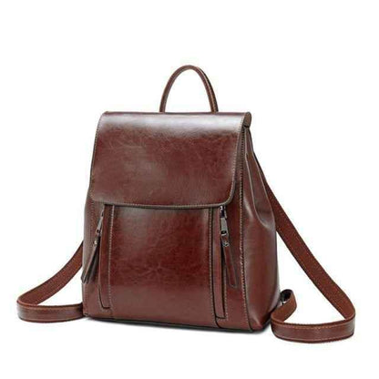 Travel School Fashion Leather For Teenage Girls Women&