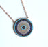 Turquoises Turkish Evil Eye Necklaces Charm Jewelry - Touchy Style .