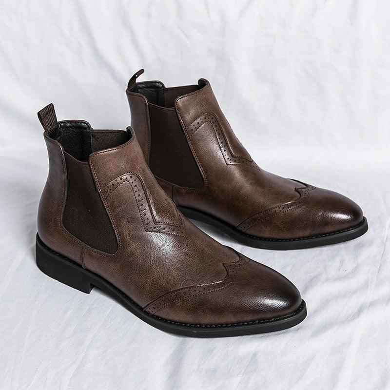 Vintage Classic Luxury Leather Men&