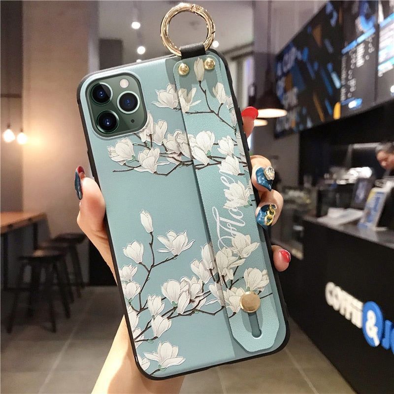 White Rabbit Green Cute Phone Cases For iPhone 7 8 plus SE X XR XS 12 11 13 Pro Max - Touchy Style .
