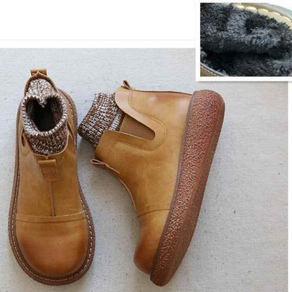 Women's Casual Shoes Leather Comfortable Handmade Ankle Boots