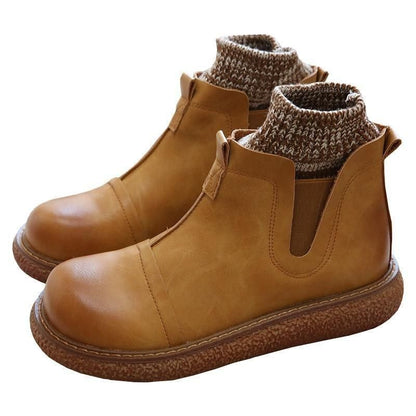 Women's Casual Shoes Leather Comfortable Handmade Ankle Boots