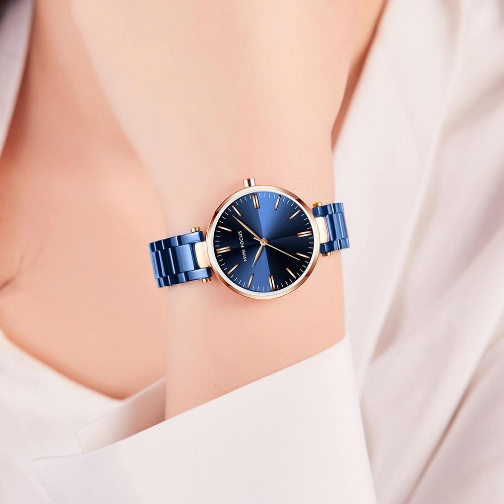 Women Watches Waterproof Stainless Steel Quartz Ladys Watch Luxury Fashion Ladies Wristwatches - Touchy Style .